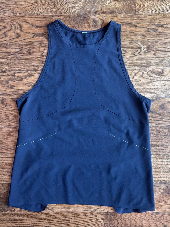 lululemon athletica Tops - Lululemon Black Laser-Cut Performance Tank Top | Estimated Women’s 2